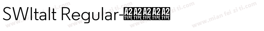 SWItalt Regular字体转换
